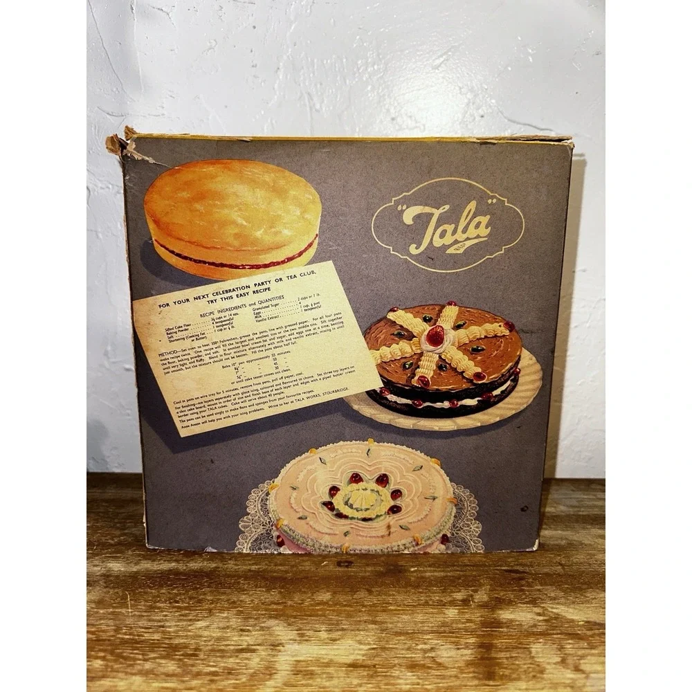 Vintage Tala Four Tier Cake Set No. 1020 w/ Box